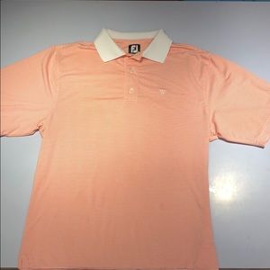 Footjoy Golf Polo, Orange, Medium